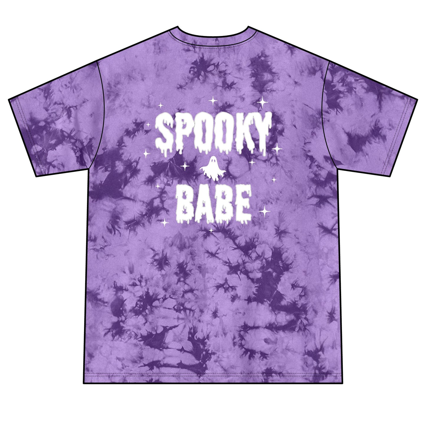 Spooky Babe Crystal Tie-Dye Tee