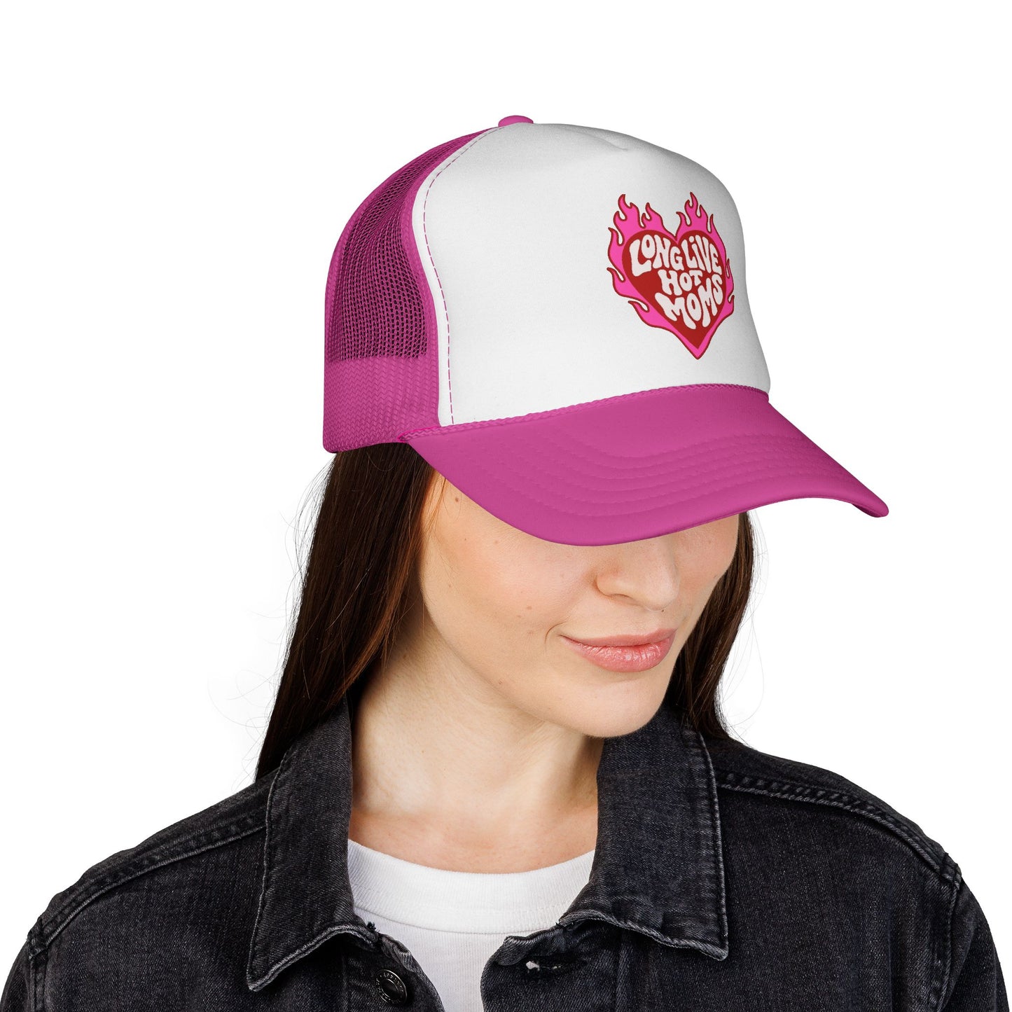 Long Live Hot Moms Trucker Cap