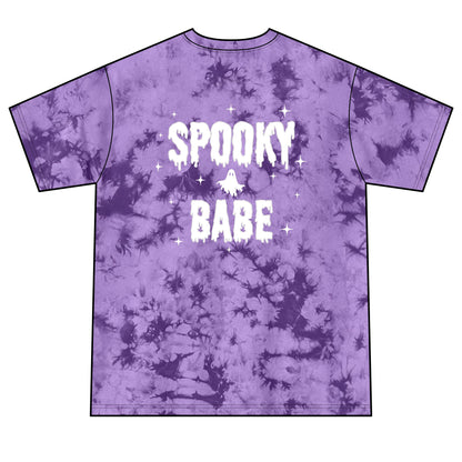 Spooky Babe Crystal Tie-Dye Tee