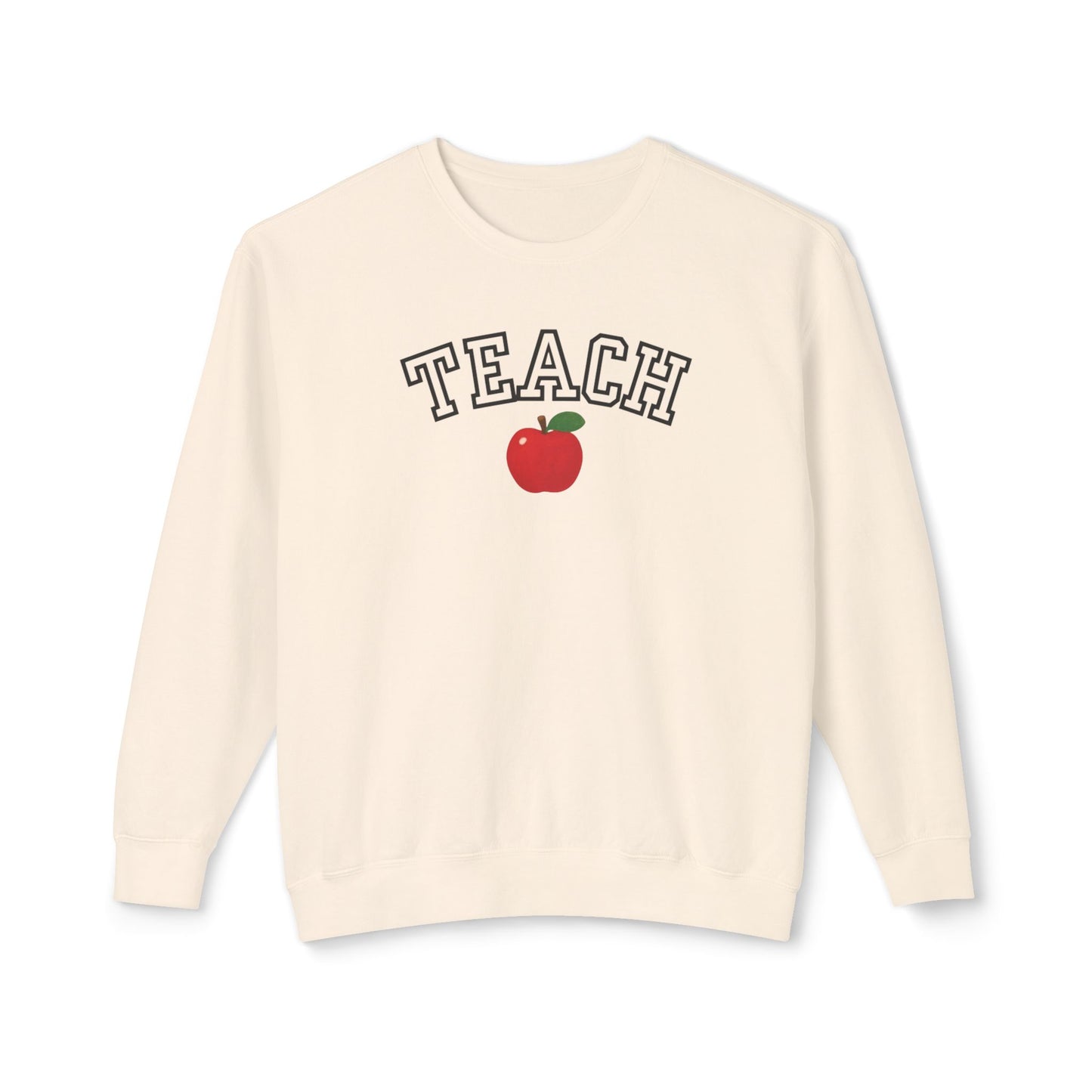 Teach 🍎 Crewneck Sweatshirt