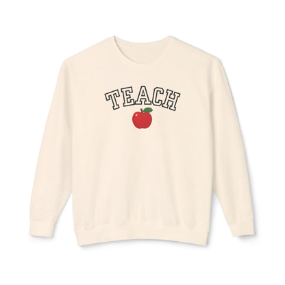 Teach 🍎 Crewneck Sweatshirt