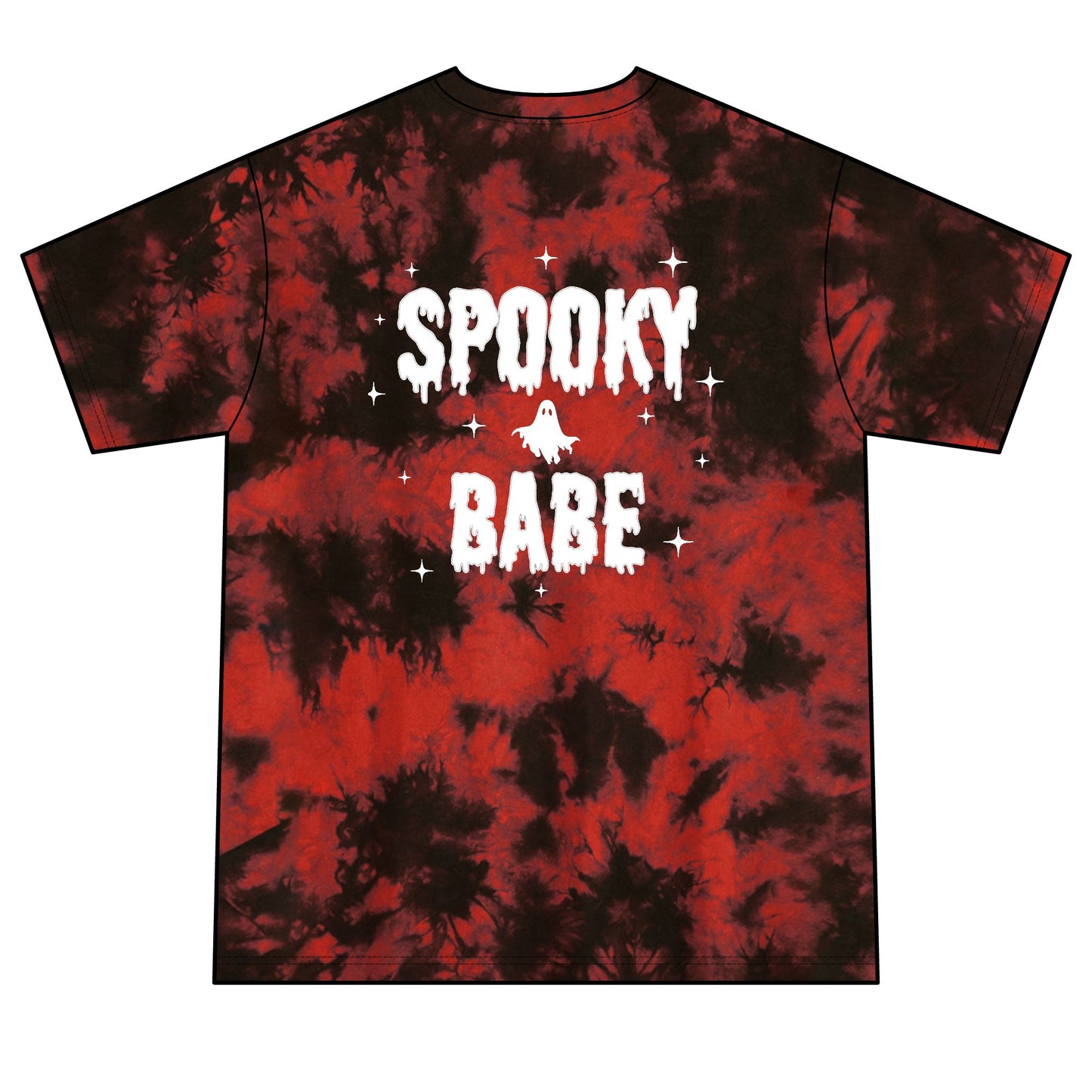 Spooky Babe Crystal Tie-Dye Tee