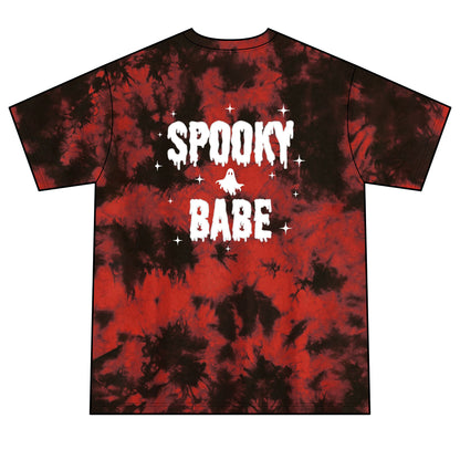 Spooky Babe Crystal Tie-Dye Tee