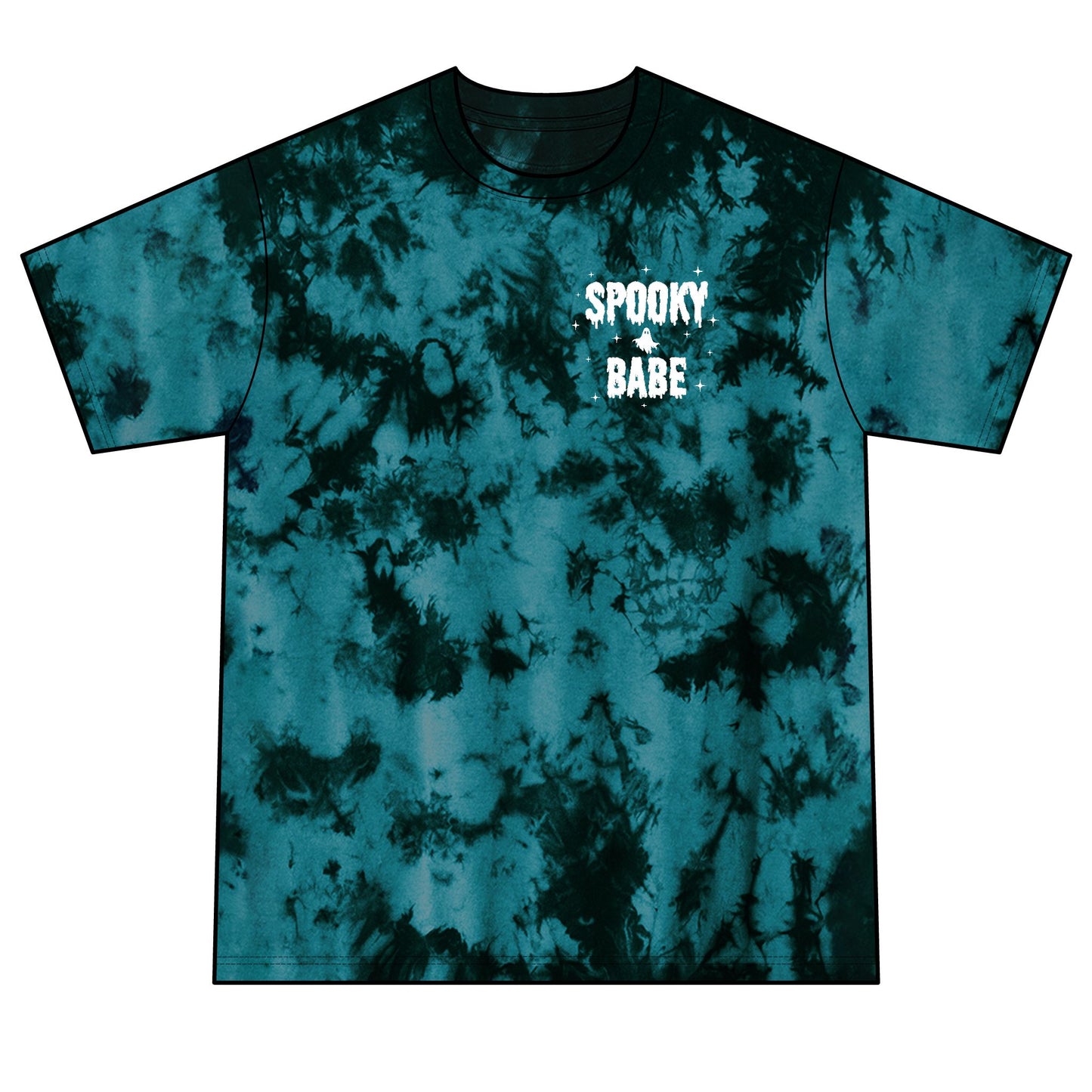 Spooky Babe Crystal Tie-Dye Tee