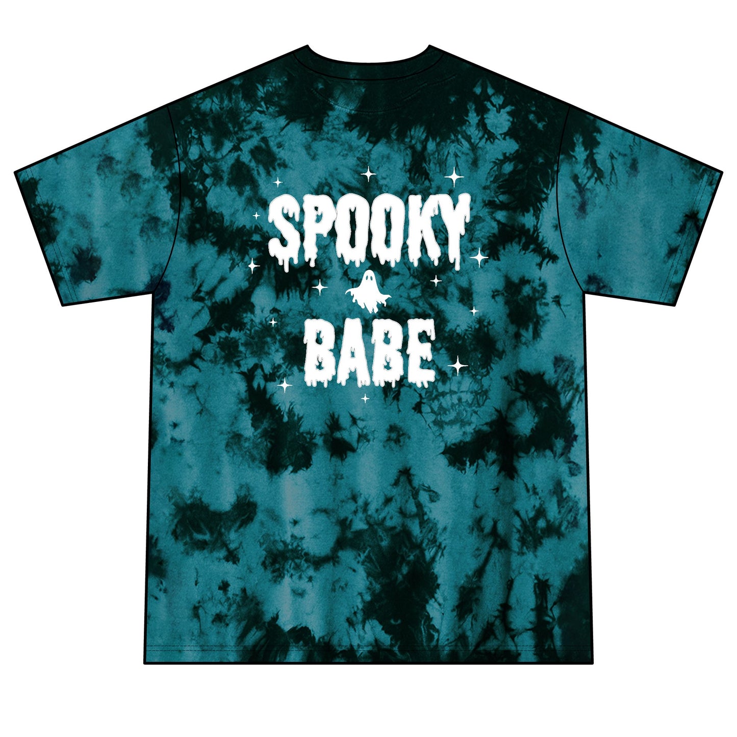 Spooky Babe Crystal Tie-Dye Tee