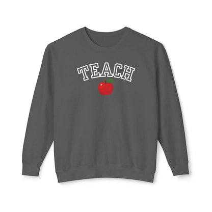 Teach 🍎 Crewneck Sweatshirt