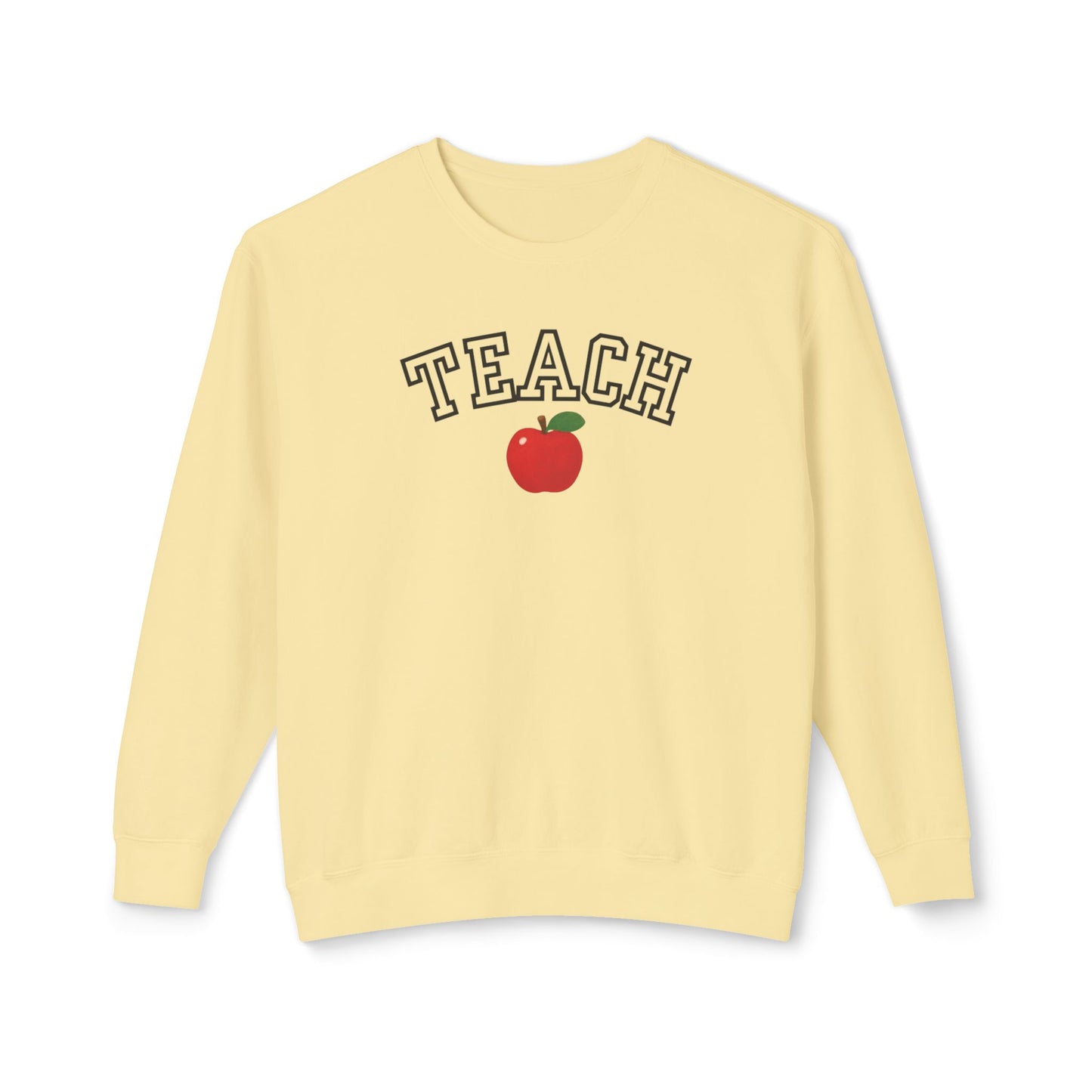 Teach 🍎 Crewneck Sweatshirt