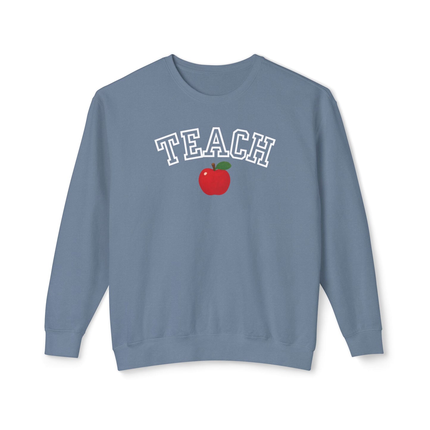 Teach 🍎 Crewneck Sweatshirt