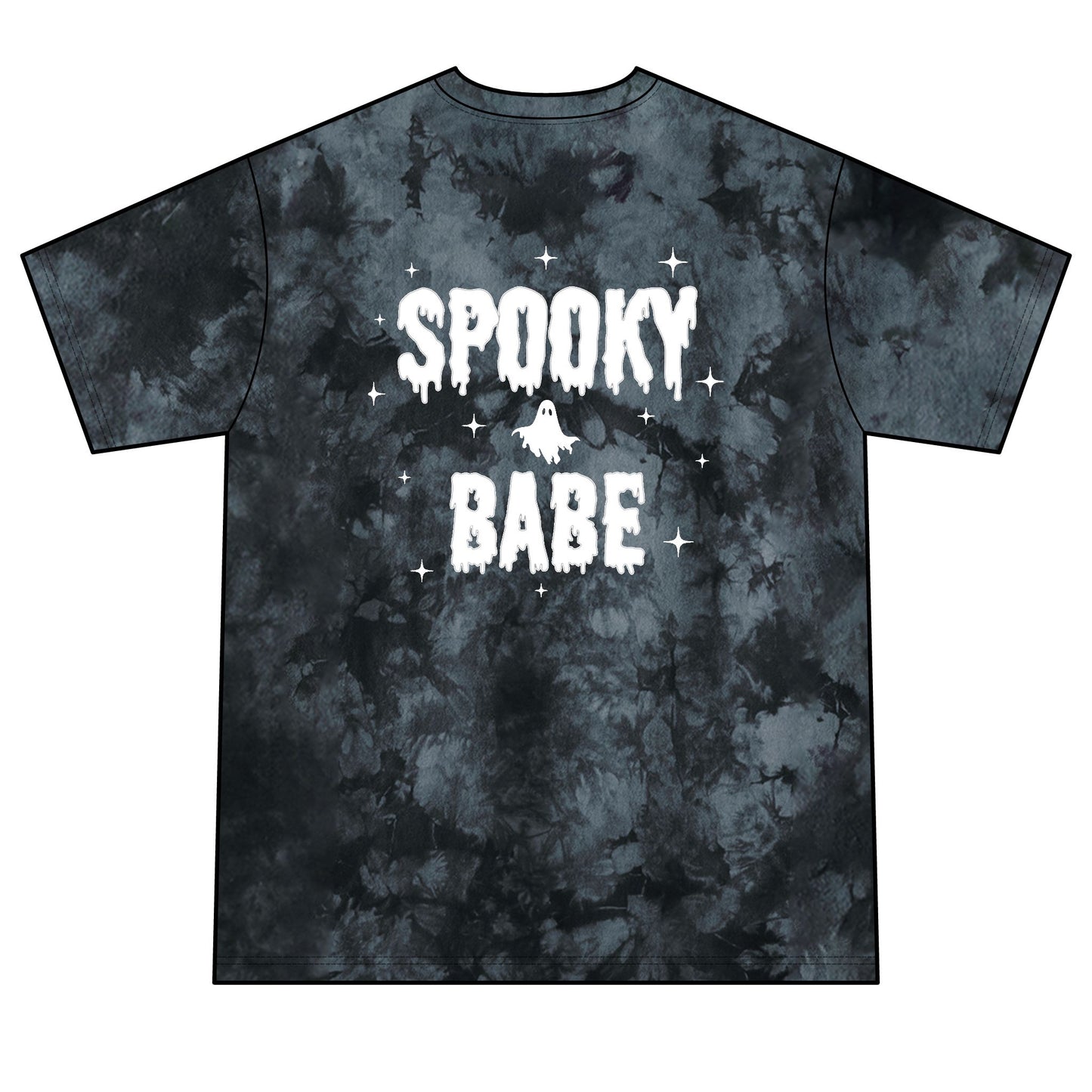Spooky Babe Crystal Tie-Dye Tee