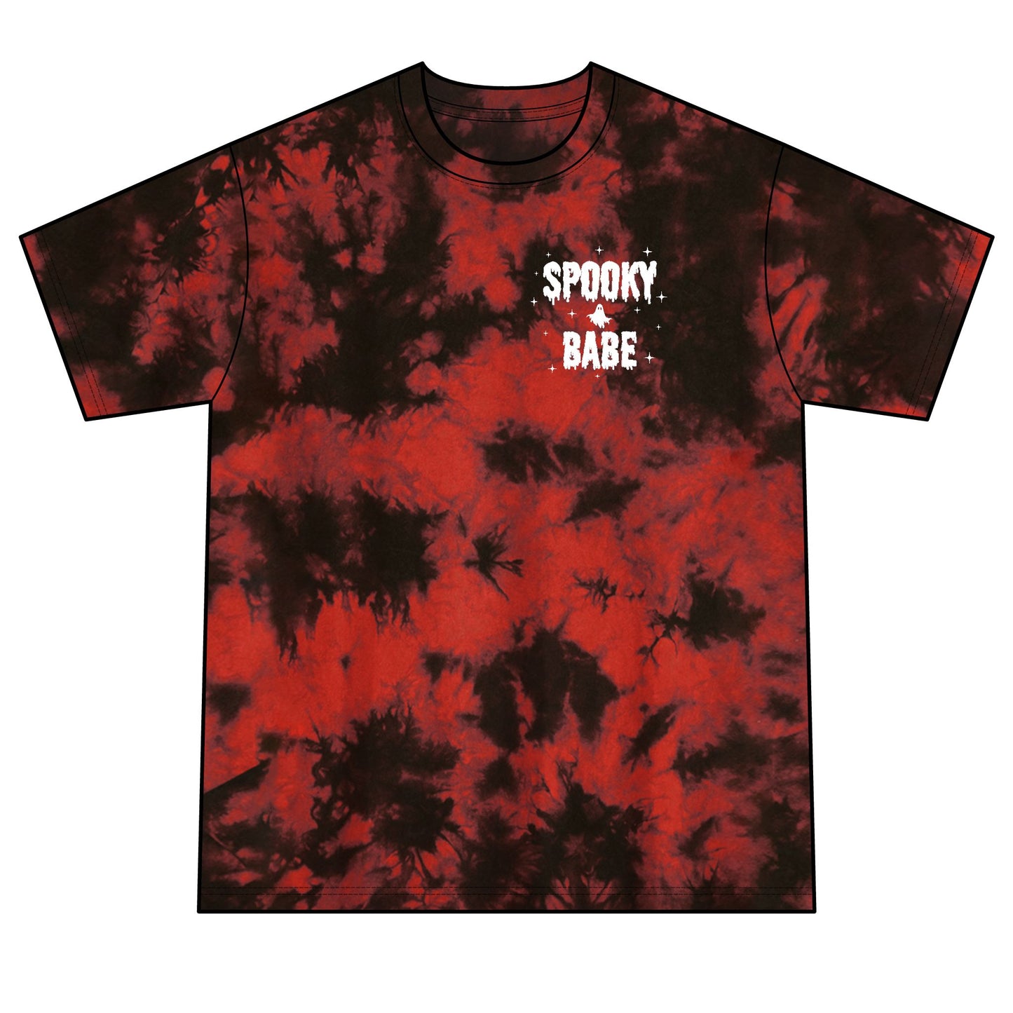 Spooky Babe Crystal Tie-Dye Tee