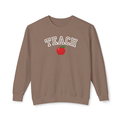 Teach 🍎 Crewneck Sweatshirt
