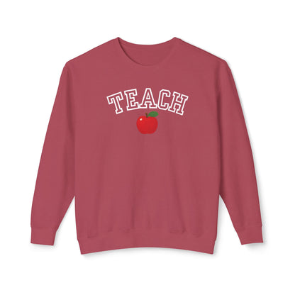 Teach 🍎 Crewneck Sweatshirt