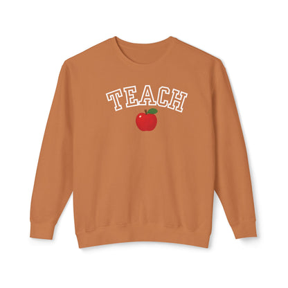 Teach 🍎 Crewneck Sweatshirt